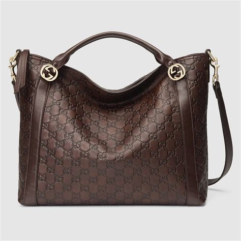 chocolate brown gucci bag|Gucci shoulder tote bag.